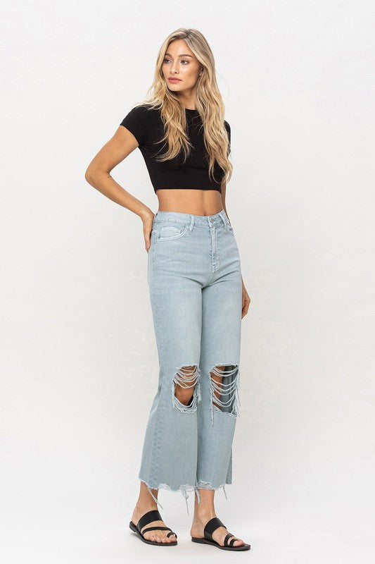 Vintage 90's cropped jeans for women